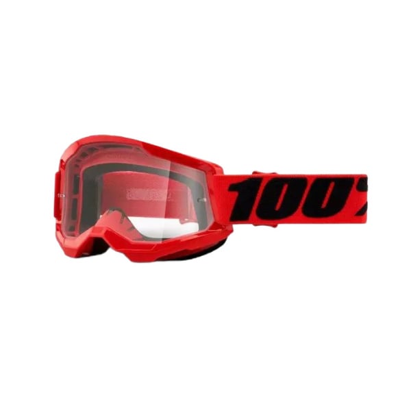 100% Очки Strata 2 Goggle Red/Clear Lens