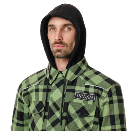 Dragonfly Моторубашка Streetfighter Green с защитой 2024