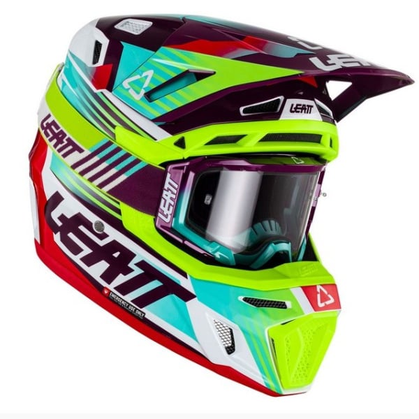 Leatt Мотошлем Moto 8.5 Helmet Kit Neon (2023)