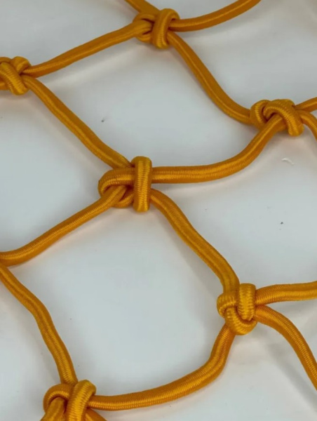 Scout сетка на багажник 40*40 Желтая Крючки металл