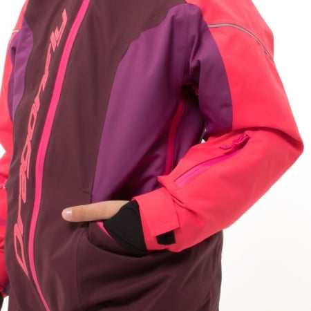 Dragonfly Зимний утепленный комбинезон DF Junior Gravity Purple - Brown 2023