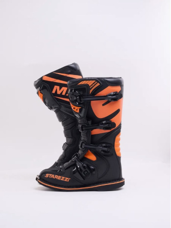Starezzi Мотоботы Roma Black/Orange