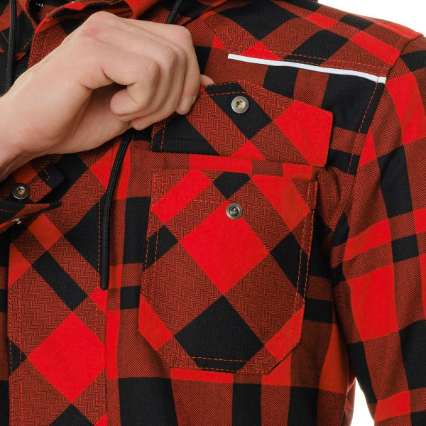 Dragonfly Моторубашка Streetfighter Red с защитой 2024