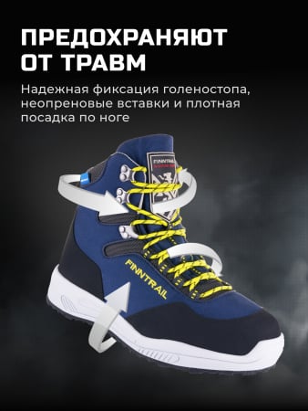 Finntrail Ботинки Sportsman 5198 Blue/Yellow