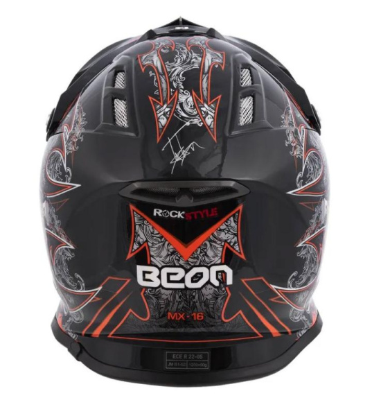 Beon Шлем МХ-17 Black/Graffiti