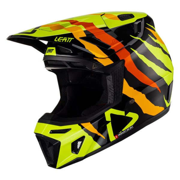 Leatt Мотошлем Moto 8.5 Helmet Kit Citrus Tiger (2023)