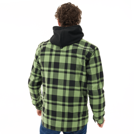 Dragonfly Моторубашка Streetfighter Green с защитой 2025