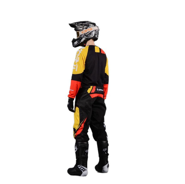 Grom Штаны кроссовые Race Red/Yellow