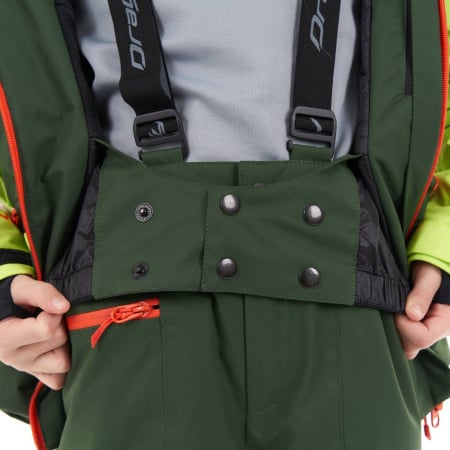 Dragonfly Куртка утепленная GRAVITY for Teen Green - Orange 2024