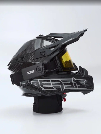 Scout Очки с подогревом Vision-X Heated Goggles Black, Yellow lens