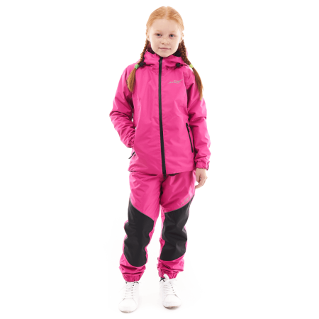 Dragonfly Детский комплект дождевой (куртка, брюки) EVO Kids PINK (мембрана)