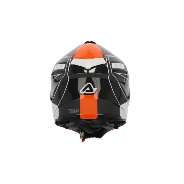 Acerbis Шлем Steel Carbon White/Orange