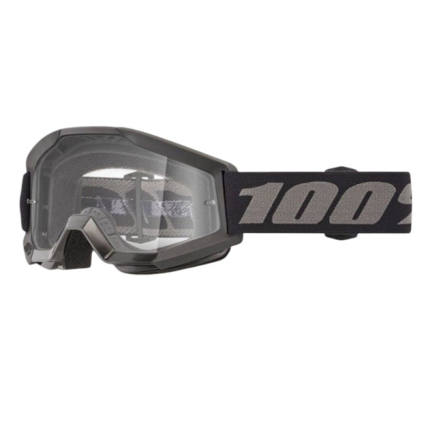 100% Очки детские Strata Mini Goggle Black/Clear Lens 2025