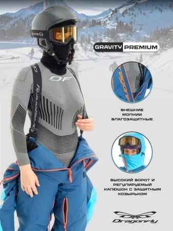 Dragonfly Комбинезон Gravity Premium Woman Dark Ocean - Baltic 2023