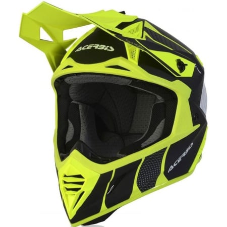 Acerbis Шлем X-Track Black/Fluo-Yellow