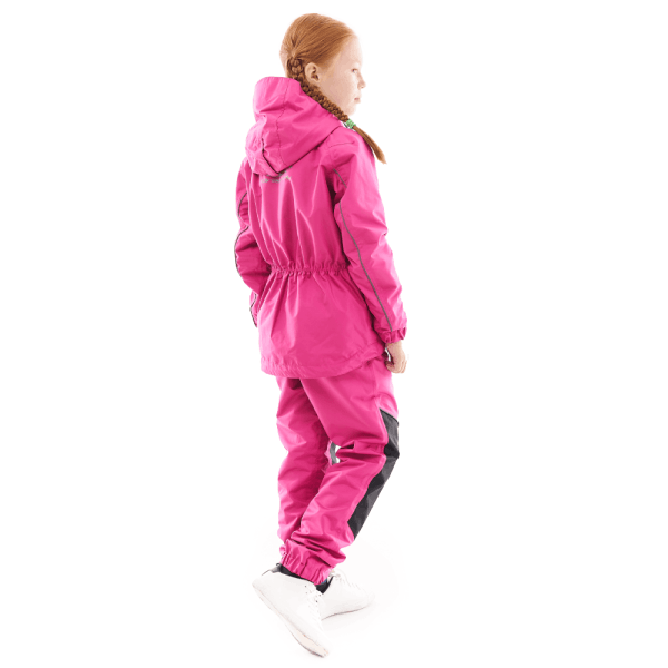 Dragonfly Детский комплект дождевой (куртка, брюки) EVO Kids PINK (мембрана)