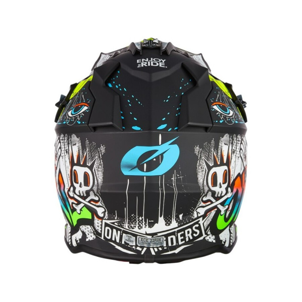 Oneal Шлем кроссовый детский 3Series Rancid V.24 черный/белый