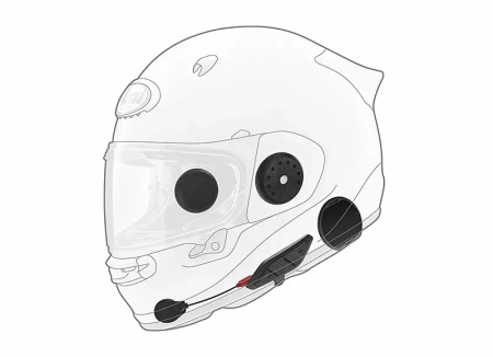 Sena Встраиваемая Bluetooth 4.1 мотогарнитура ACS10