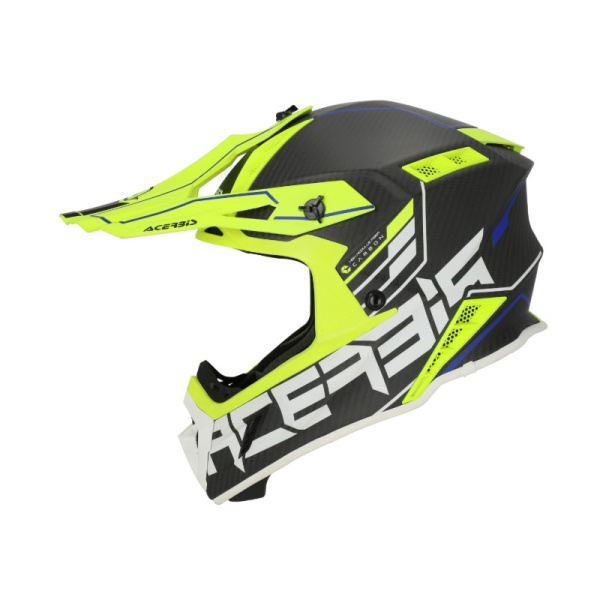 Acerbis Шлем Steel Carbon Yellow/Fluo
