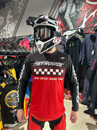 Fasthouse Джерси Grindhouse Red-Black