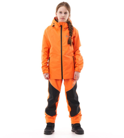 Dragonfly Дождевой комплект Evo For Teen Orange (куртка,штаны)