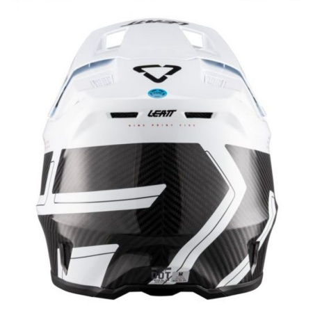 Leatt Мотошлем 9.5 Carbon-White + очки Velocity 6.5 V26