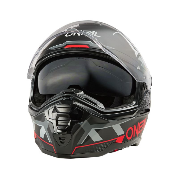 Oneal Шлем кроссовый со стеклом D-SRS Square V25 черный/красный
