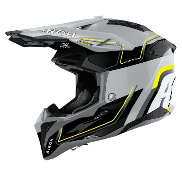 Airoh Мотошлем Aviator 3 Leader Yellow Matt