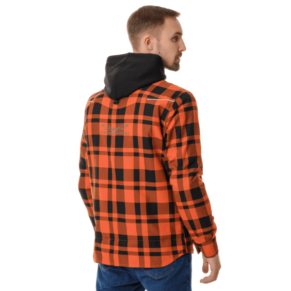 Dragonfly Моторубашка Streetfighter Orange с защитой 2024