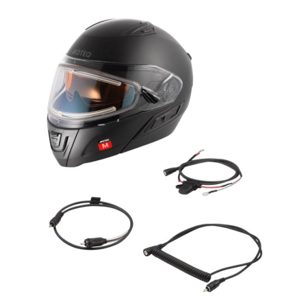 Moteq Шлем снегоходный SubZero мат. черный