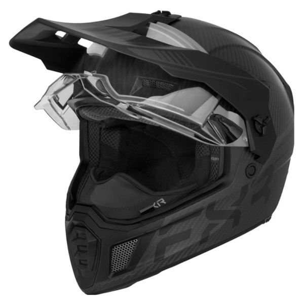 FXR Шлем Clutch X Pro Carbon с подогревом Black Ops
