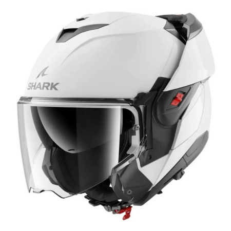 Shark Мотошлем Oxo Blank White Glossy