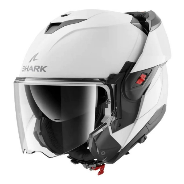 Shark Мотошлем Oxo Blank White Glossy