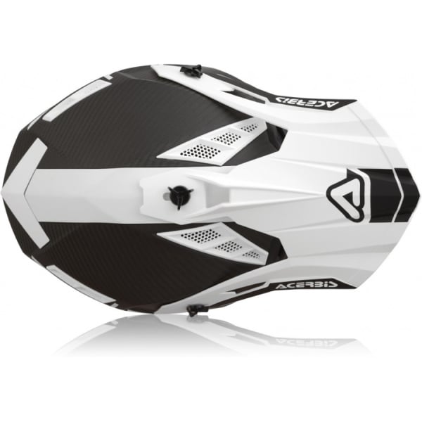 Acerbis Шлем Steel Carbon White/Black