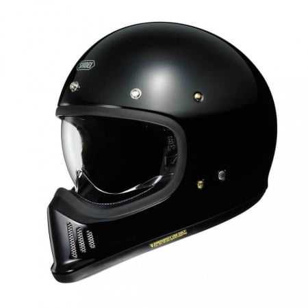 Shoei Мотошлем EX-ZERO Plain черный глянцевый