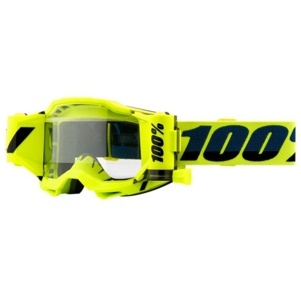 100% Очки Accuri 2 Forecast Goggle Fluo/Yellow/Clear Lens