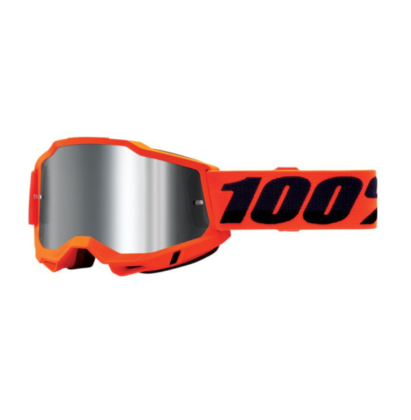 100% Очки Accuri 2 Goggle Neon Orange/Mirror Silver Lens