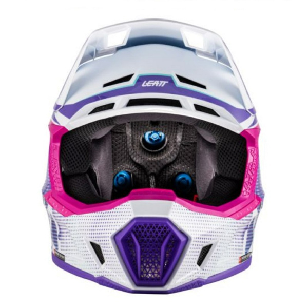 Leatt Шлем кроссовый  7.5 V26 Purple + очки Velocity 4.5