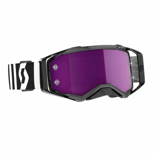 SCOTT Очки Prospect racing black/white purple chrome works