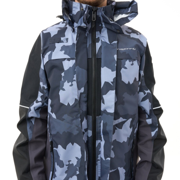Dragonfly Куртка мембранная Quad Pro Man 2025 Dark Camo - Black