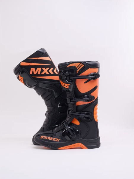 Starezzi Мотоботы Milano Black/Orange