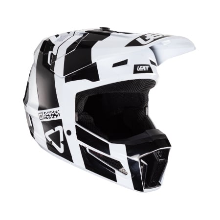 Leatt Шлем подростковый Moto 3.5 Junior Black/White (2024)
