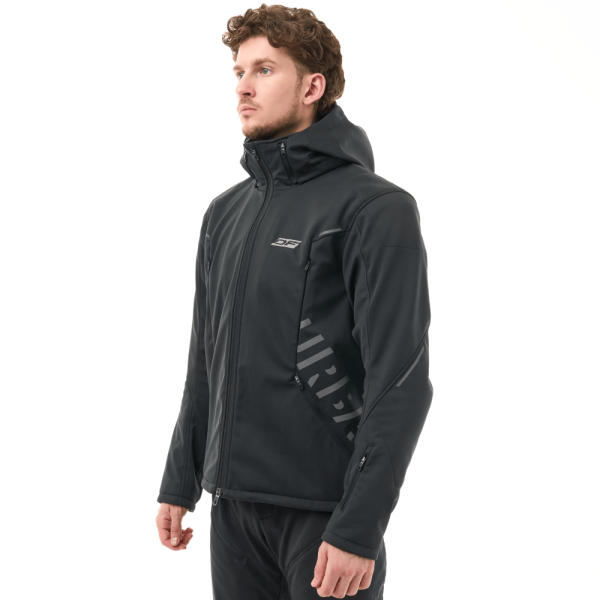 Dragonfly Мототолстовка DF Urban Man 2025 Black с защитой