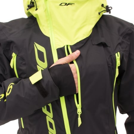 Dragonfly Комбинезон Gravity Premium Man Black - Yellow Green 2023