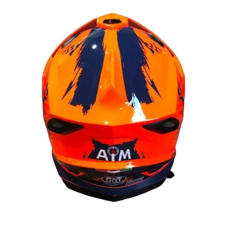 AiM Шлем детский JK802Y Orange/Blue