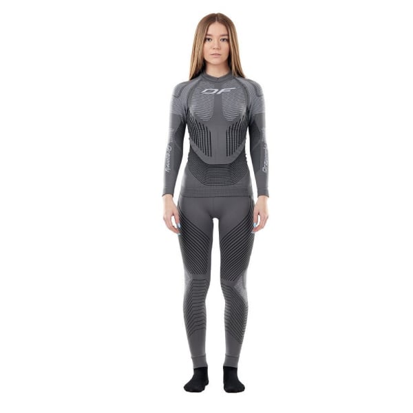 Dragonfly Термофутболка DF 3DTHERMO GREY с длинным рукавом Woman