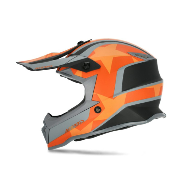 Acerbis Шлем детский IMPACT STEEL JUNIOR Black/Orange