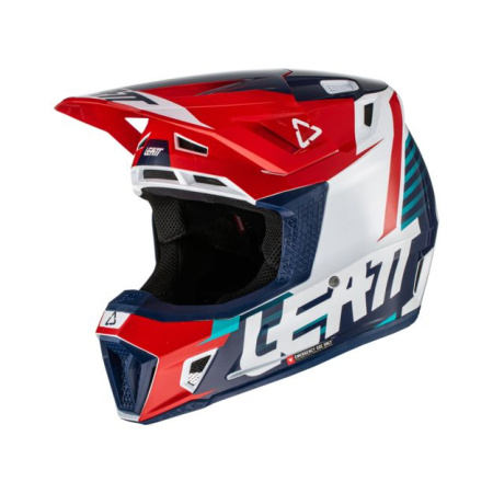 Leatt Шлем кроссовый Kit Moto 7.5 V22 Blue/Red