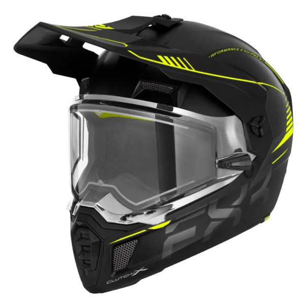FXR Шлем Clutch X Pro с подогревом Hi Vis