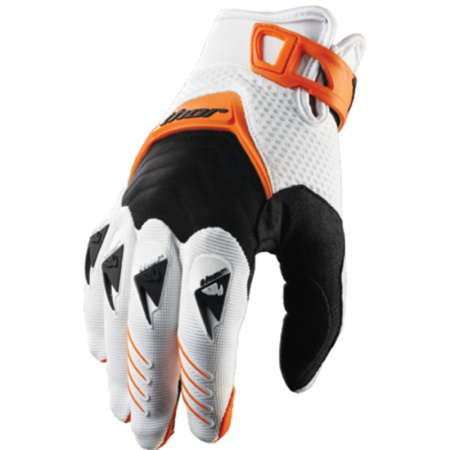 Thor Перчатки для мотокросса S12 Deflector Оранжевые